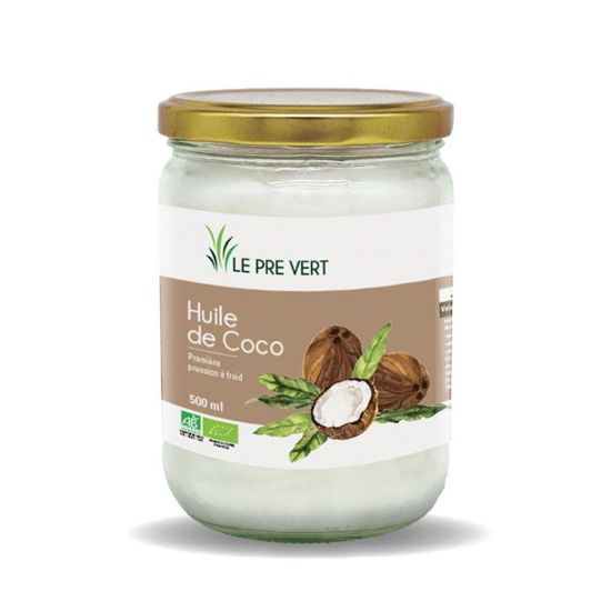 Huile vierge de coco 100% naturelle verre 200ml